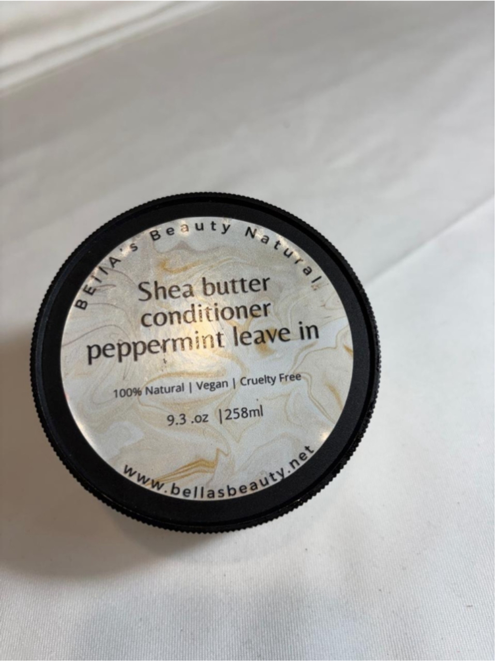 Shea Butter Peppermint Leave In Conditioner Vegan Natural Bellas #V28P x11